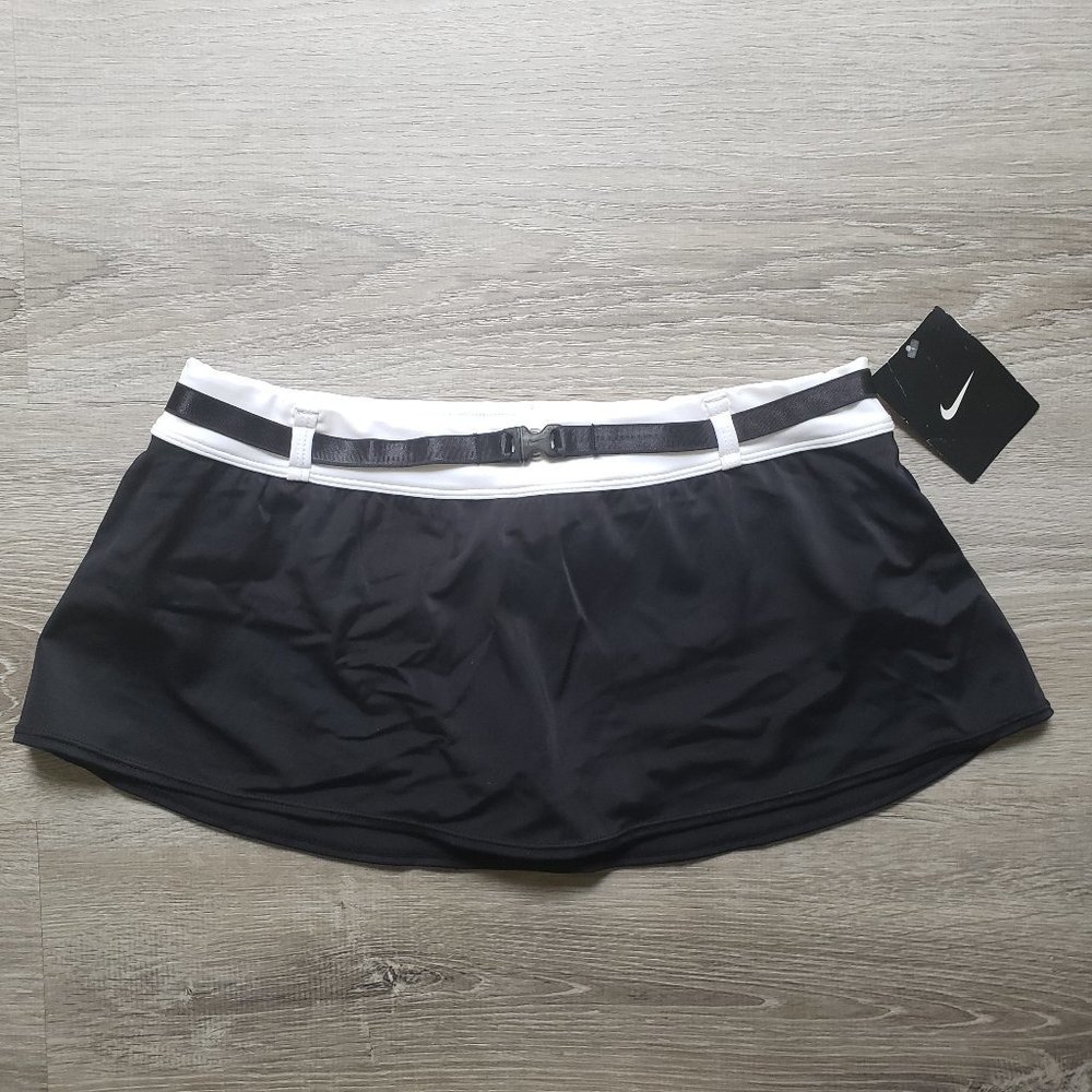 NIKE swim skirted bottoms swimsuit bikini belt NWT